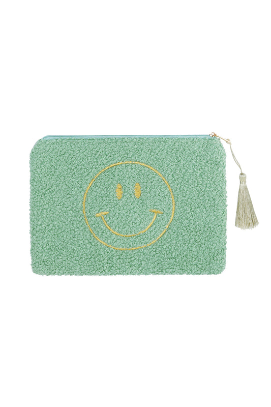 Make-up tas Teddy Smiley - Roos/Groen