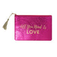 Make-up tas 'All you need is love' - Verschillende kleuren