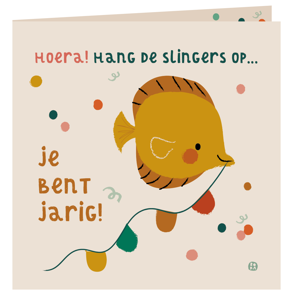 Wenskaart - Je bent jarig!