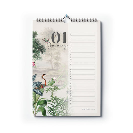 Verjaardagskalender "Scenic Landscape" - Annet Weelink Design