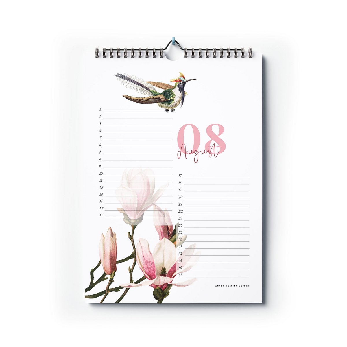 Verjaardagskalender "Scenic Landscape" - Annet Weelink Design