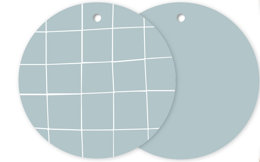 Cadeaulabel - Hand Draw Grid (meerdere kleuren)