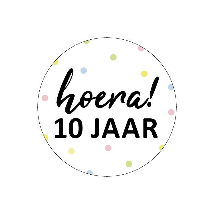 Stickers per leeftijd. Hoera ! (30 - 50 - 65 - 70)