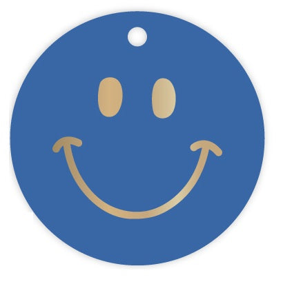 Cadeaulabel - Smiley verschillende kleuren