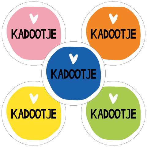 Stickers Kadootje (Gekleurd)